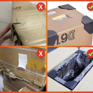 Alternative view of BỊT GÓC VUÔNG HÀNG HÓA, THÙNG CARTON – NHỰA BẢO VỆ GÓC ĐÓNG GÓI, CHỐNG MÓP MÉO