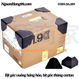 BỊT GÓC VUÔNG HÀNG HÓA, THÙNG CARTON – NHỰA BẢO VỆ GÓC ĐÓNG GÓI, CHỐNG MÓP MÉO