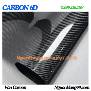 Decal Carbon 6D 3 lớp  Siêu Bóng Chống Xước Miếng Dán Trang Trí Nội Ngoại Thất Ô Tô xe hơi