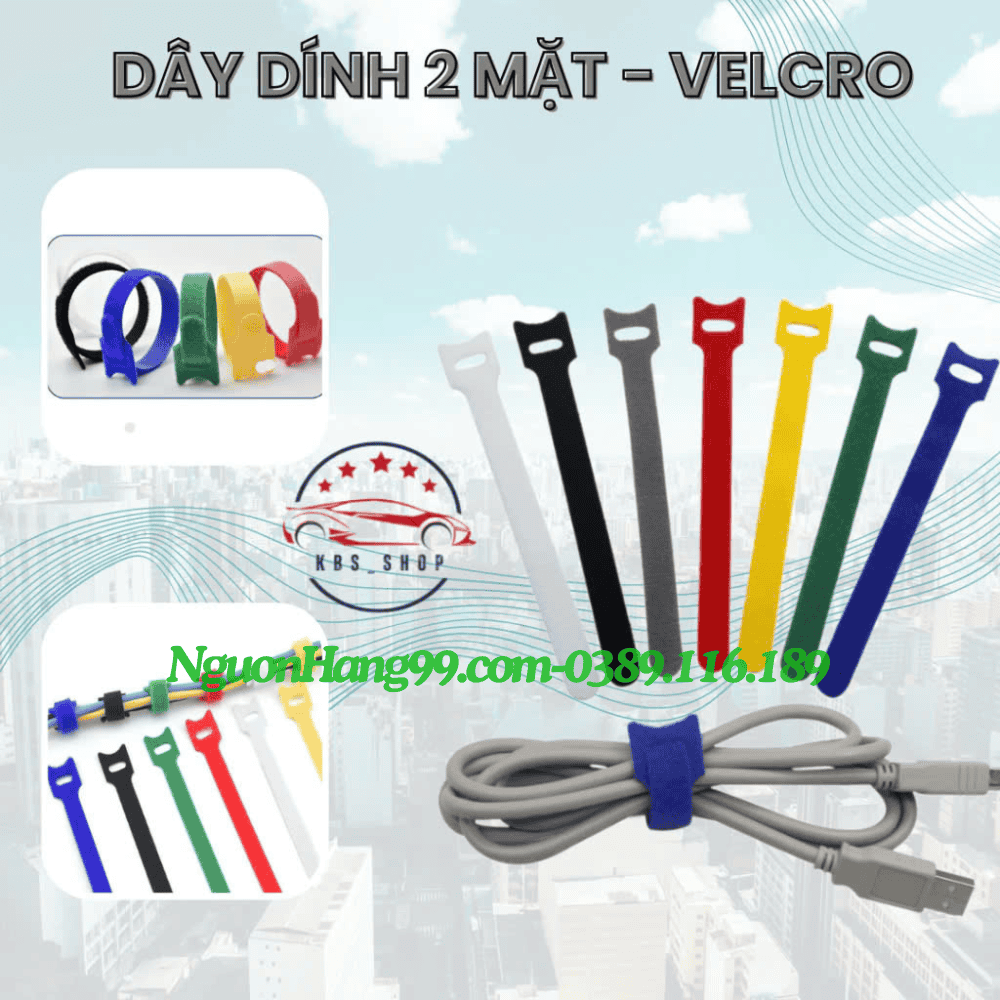 Dây Băng Gai Velcro Cuốn Gọn Dây Điện,Dây Cáp ĐT,laptop táo,tablet táo,Laptop